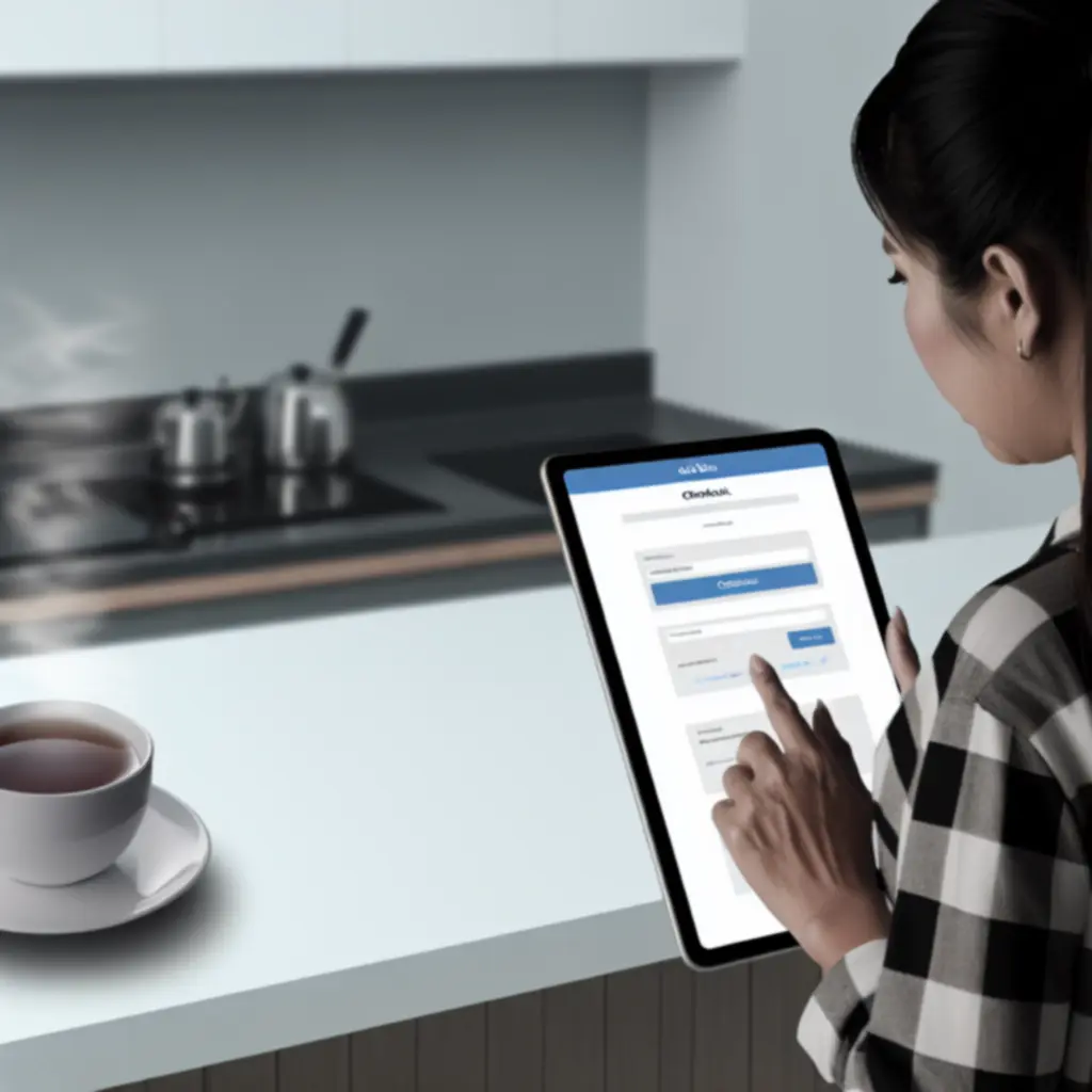 Wizualizacja bezpiecznego procesu zamówienia i śledzenia przesyłki na urządzeniach mobilnych