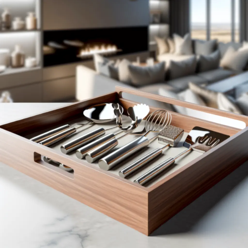 Najlepiej oceniany zestaw przyborów kuchennych w stojaku na blacie kuchennym